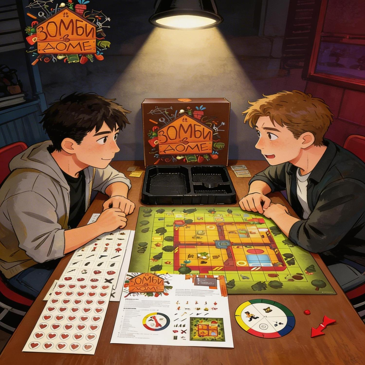 Board Game Zombie - Настольная игра на тему выживания в