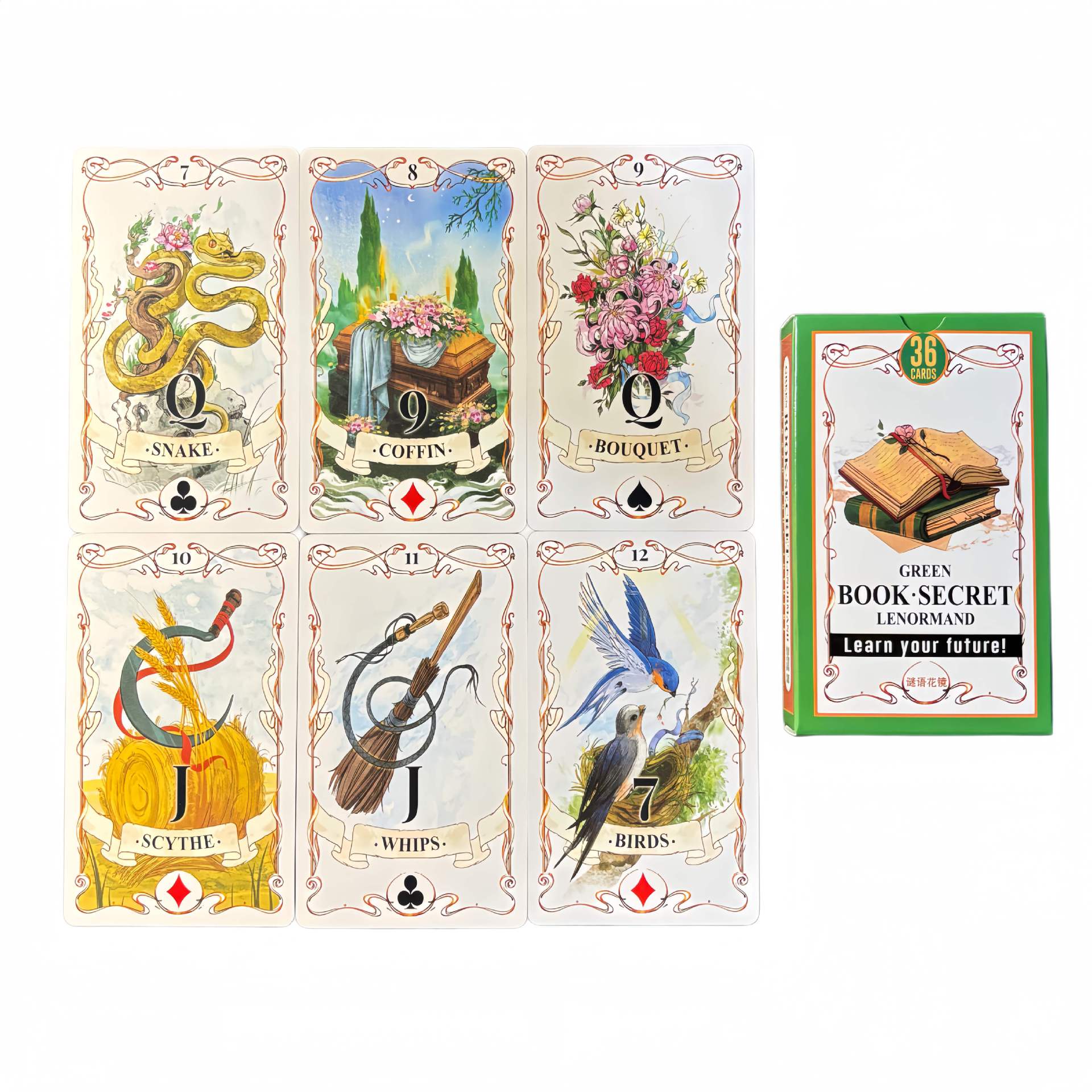 Карты Оракула Ленорман «Зелена – обзор и цена Board Game Life