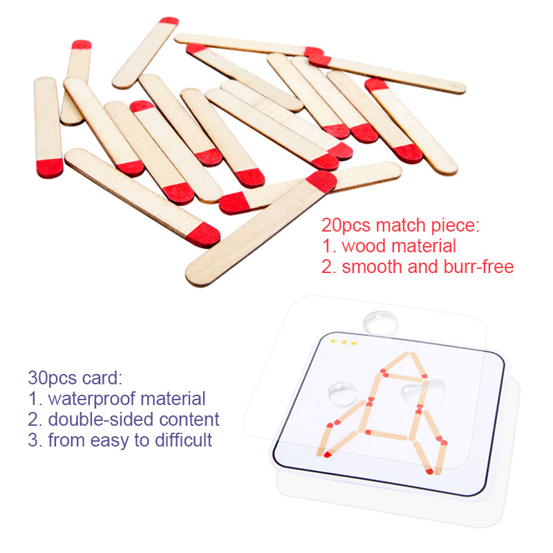 Монтессори спички головоломки  – обзор и цена Board Game Idea