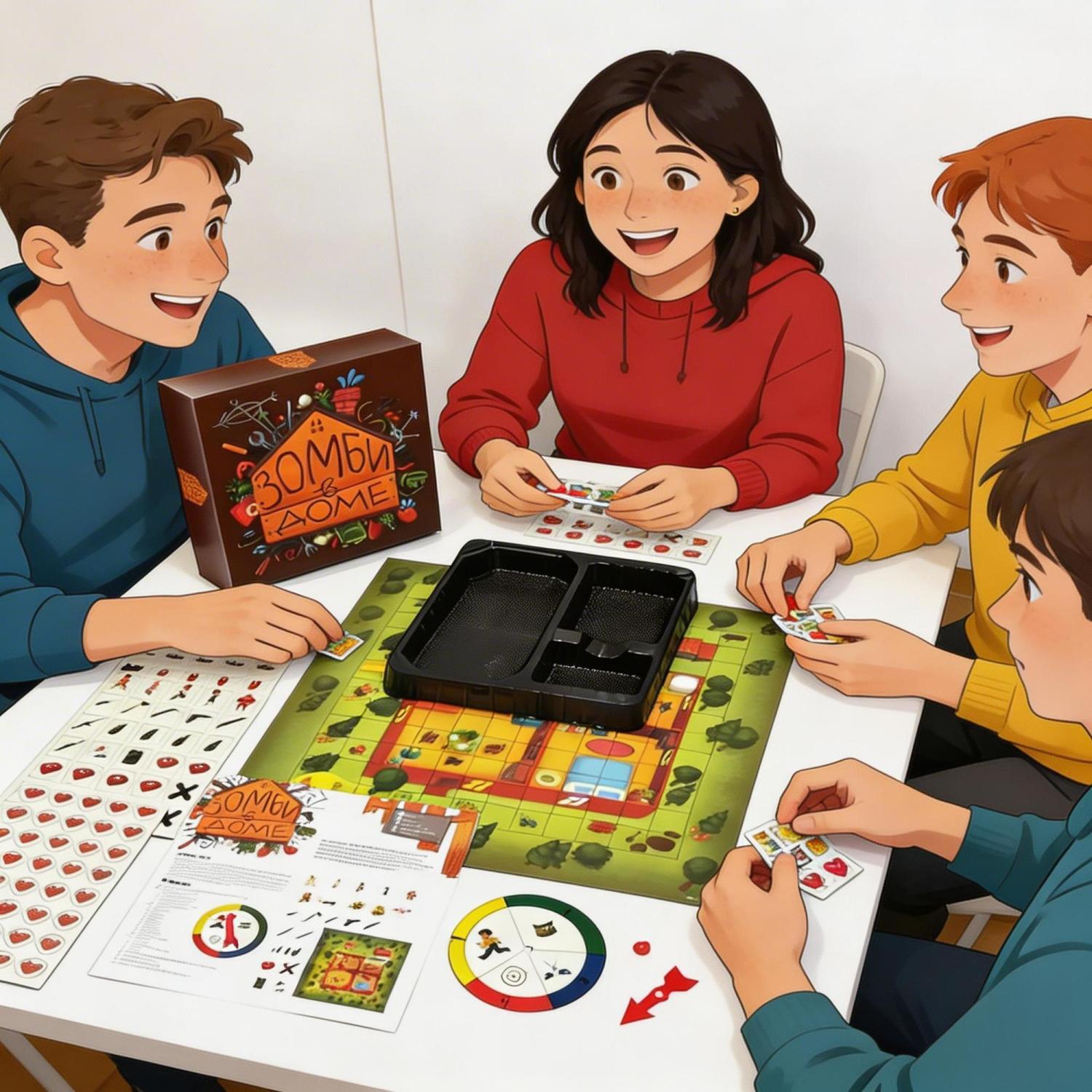 Настольная игра на тему выжива – обзор и цена Board Game Zombie