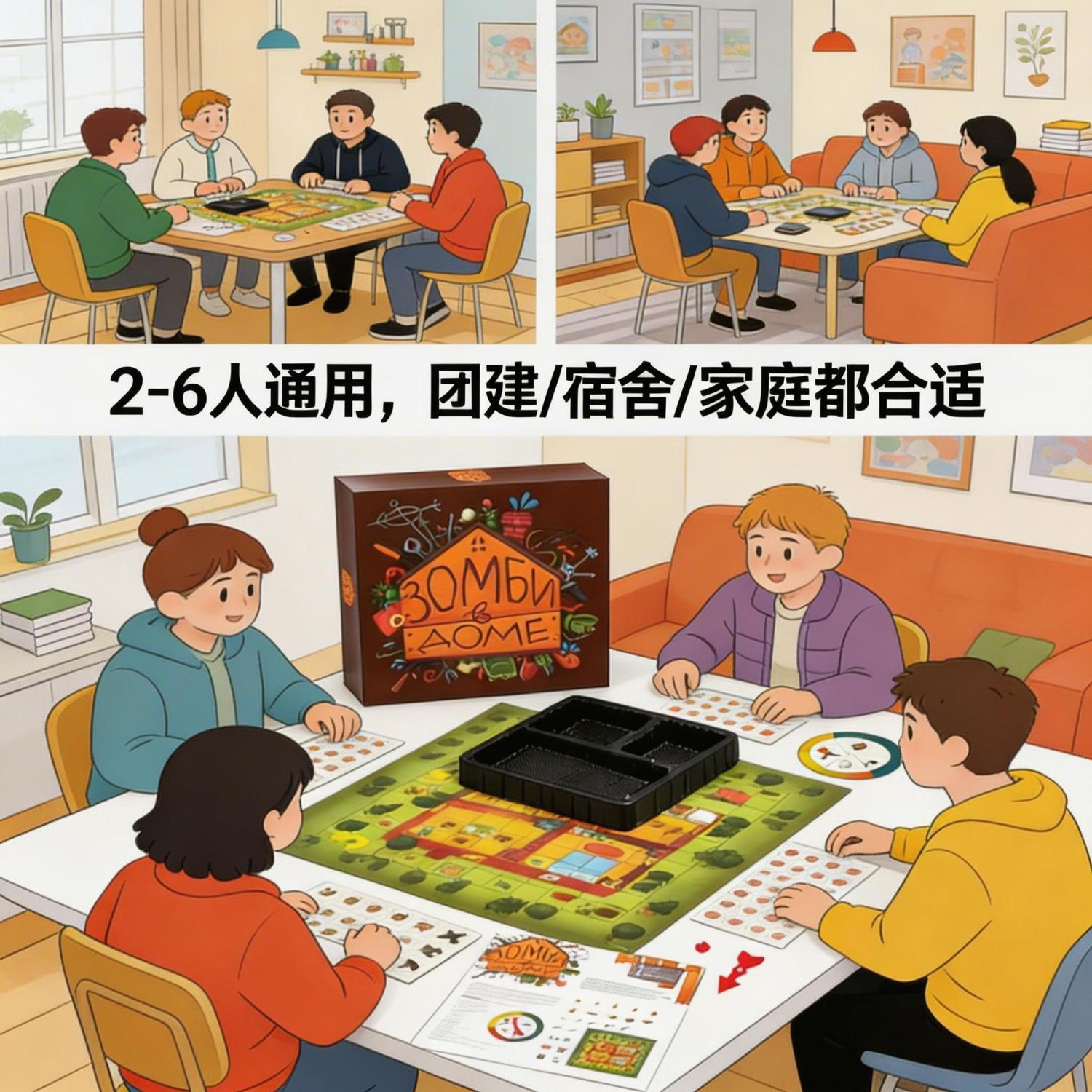 Настольная игра на тему выжива – обзор и цена Board Game Zombie
